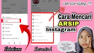 ARSIP INSTAGRAM HILANG  INI SOLUSINYA [upl. by Ahsimot]