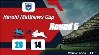 Sharks vs Rabbitohs  Harold Matthews Cup 2024  Round 5 [upl. by Eldnek]