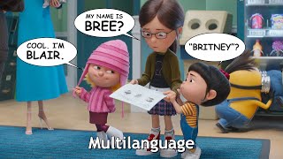 Margo Edith and Agnes get new identities Multilanguage  Despicable Me 4 UPDATE 2 [upl. by Rednaxela]