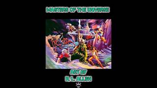 Masters of the Universe Art by R L Allen motu motuart allen art mattel heman skeletor 80s [upl. by Zela]