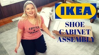 IKEA HEMNES Shoe Cabinet Assembly  Part 2 of 2 [upl. by Astera224]