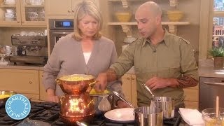 Homemade Moroccan Couscous with Chef Mourad Lahlou  Martha Stewart [upl. by Galatia151]