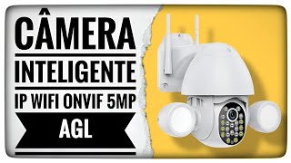 Câmera Inteligente IP WiFi 5MP Onvif da AGL dados técnicos [upl. by Aiuoqes798]