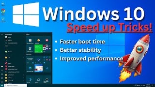 Speed Up Your Windows 10 Performance in 5 Minutes best settings [upl. by Adnorahs]