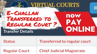 E Challan sent to Regular CourtNow Pay Online [upl. by Eirrol318]