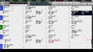 BACKING TRACK  BRIDGING THE GAP Charley Gerard Coleman Hawkins Eb 180 BPM SWING [upl. by Haisej]