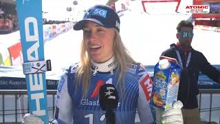 AUDI FIS Ski World Cup finals  Womens Super G Saalbach AUT March 22 2024 highlights [upl. by Halihs]