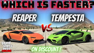 REAPER VS TEMPESTA GTA Online  Which is Faster [upl. by Enitsua]