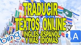 COMO TRADUCIR DE INGLES A ESPAÑOL  Como Traducir textos de Ingles Español Traductor De Google [upl. by Buddy]