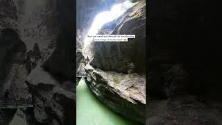 Add Aare Gorge to your SWITZERLAND bucket list ✅ aareschlucht switzerland travel youtubeshorts [upl. by Cini]