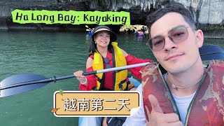 Exploring Ha Long Bay Kayaking amp Cave Adventures  Day 2 in Vietnam [upl. by Eiliah]