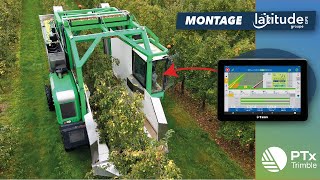 Ramassage de pommes avec autoguidage Trimble 🛰️ [upl. by Aenit]