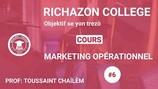 Cours Marketing Opérationnel 6 [upl. by Odranreb]