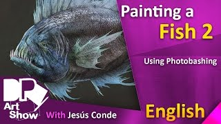 Painting a fish with Photobashing [upl. by Prevot426]