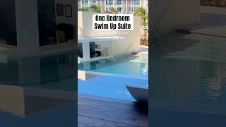 Room with a swim up bar too 🥂 roomtour swimupsuite cancun allinclusive allinclusiveresorts [upl. by Loredo]