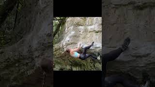 Beretta7a V7  Finally ticked my project Anston stones bouldering limestone bouldering [upl. by Relyhs457]