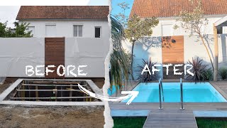 AMAZING TRANSFORMATION  UN JARDIN POUR DES VACANCES À LA MAISON [upl. by Roti486]