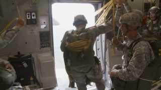 Army Paratroopers Team Up With Indian Army For Parachute Jump During Yudh Abhyas 2013 Exercise [upl. by Anina]