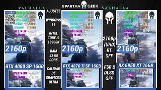 RTX 4080 SUPER 16GB VS RTX 4070 Ti SUPER 16GB VS RX 6950 XT 16GB Pruebas Con Intel En 4K [upl. by Schnabel167]