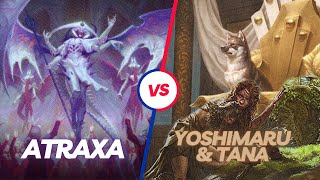 Race to your Dreams  Atraxa vs YoshimaruTana  Round 4  MU  Duel Commander [upl. by Milt]