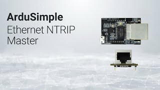 Ethernet NTRIP Master from ArduSimple Ethernet functionality to Serial Port devices [upl. by Little531]