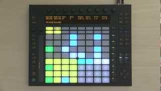 Ableton Push 1 Tutorial Part 2 Making Beats [upl. by Barlow]