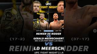 Reinier de Ridder debuta en UFC ufcfightnight ufcvegas100 reinierderidder middleweight [upl. by Amati]