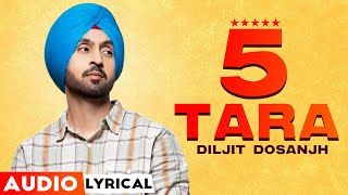 5 Taara Audio Lyrical  Diljit Dosanjh  Latest Punjabi Songs 2020  Speed Records [upl. by Rocco]