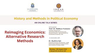 Reimaging Economics Alternative Research Methods Talk Series  Lecture 1 [upl. by Ayotnahs648]