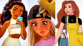 СОВРЕМЕННЫЕ ПРИНЦЕССЫ ДИСНЕЯ  DISNEY PRINCESS GLOW UP [upl. by Boelter]