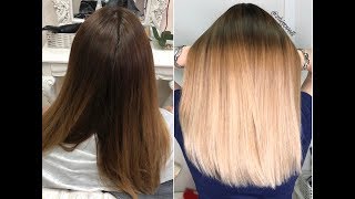 Balayage using Igora1219 Балаяж Осветление волос красителем Igora 1219 [upl. by Mariko]