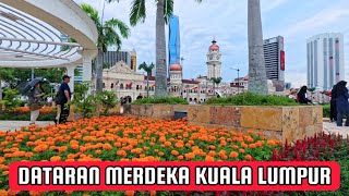 DATARAN MERDEKA KUALA LUMPUR MALAYSIA  WALKING AROUND TOUR 4K HDR [upl. by Aknaib917]