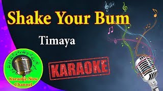 Karaoke Shake Your Bum Timaya Karaoke Now [upl. by Llewkcor]