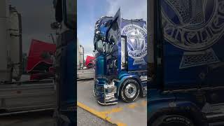 Scania super V8 R730 truck👑 interior scania heavy trailer Ep48truckdriver  short video exterior🇸🇪👈 [upl. by Renmus887]