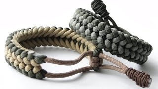 How to Make a quotMad Max Stylequot Sanctified Paracord BraceletBonusCobraKing Cobra ending knot [upl. by Madelaine]