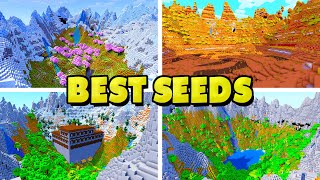 Top 20 BEST MOUNTAIN SEEDS For Minecraft 1206 Java amp Bedrock [upl. by Nylloh]