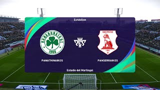 Panathinaikos vs Panserraikos 22092024 Greece Super League PES 2021 [upl. by Hagep]