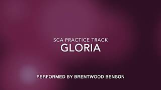 Gloria  SCA Practice Track [upl. by Yenttirb]