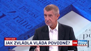 Babiš Vláda má po povodních zpoždění Ať hledají peníze můžou šetřit nebo prodat stíhačky [upl. by Rogers459]