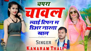 Kanaram thali meena geet  चपरा चावल ल्याई टिपन म डिअर नाश्ता खाल  New meena song 2023 [upl. by Serra]