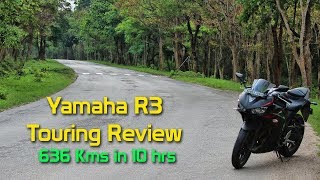 Touring Review of Yamaha R3  636km in 10 hrs [upl. by Rella]