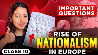 RISE OF NATIONALISM IN EUROPE Full Chapter 🔥Class 10 History Question Answer  Shubham Pathak sst [upl. by Nnyleimaj]