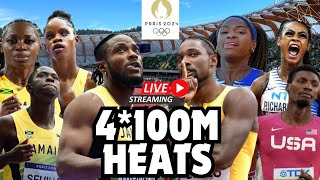 4100M Relay Heats LIVE Paris 2024 Olympics Watch Party [upl. by Pieter]