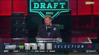 Giants Draft Kadarius Toney with the 20th Overall Pick  2021 NFL Draft Highlights [upl. by Gui]