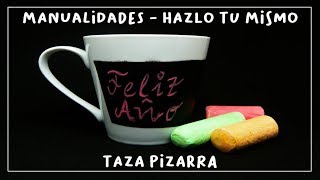 Cómo DECORAR una TAZA con SPRAY efecto PIZARRA de manera sencilla [upl. by Otreblaug84]