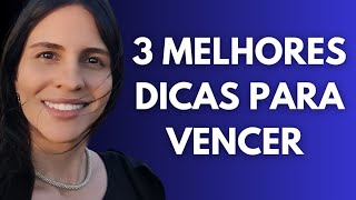 3 DICAS PARA VENCER A PROCRASTINAÇÃO concurso autoconhecimento [upl. by Nauqes]