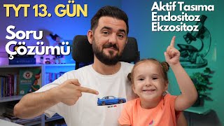 Aktif Taşıma Endositoz Ekzositoz Soru Çözümü  39 Günde TYT Biyoloji Kampı  13 GÜN  yks2025 [upl. by Harihat59]