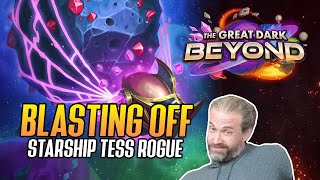 Hearthstone Blasting Off Starship Tess Rogue [upl. by Enyad]