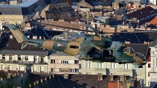 quotDie Hard 5quot enemy gunship scene filming over Budapest [upl. by Nakre]