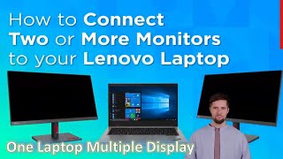 How to Connect Two or More Monitors to your Laptop  One Laptop Multiple Display [upl. by Ettenyl723]